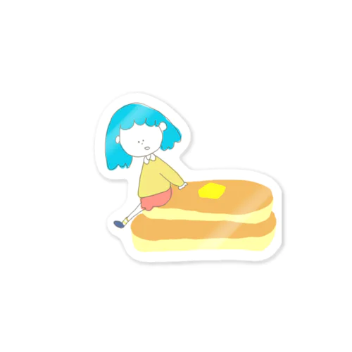 ホットケーキと私 Sticker