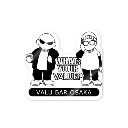 VALU BAR グッズ ステッカー