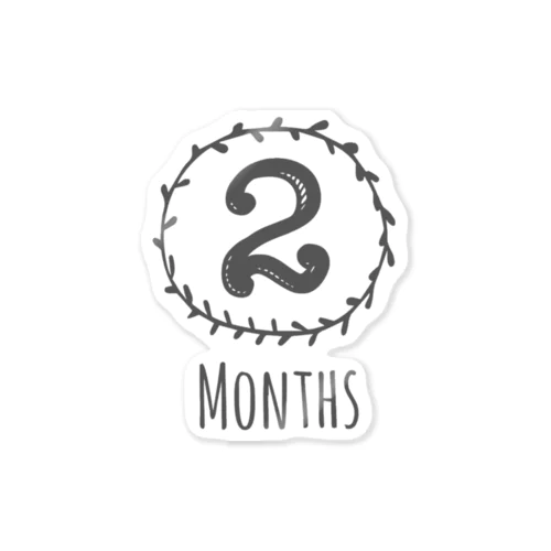 2months ステッカー