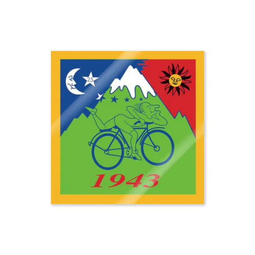 The Bicycle Day 1943 Celebration- Albert Hofmann ステッカー