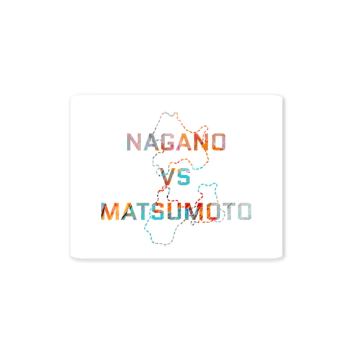 NAGANO  vs MATSUMOTO ステッカー