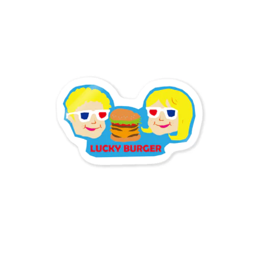 LUCKY BURGER Sticker