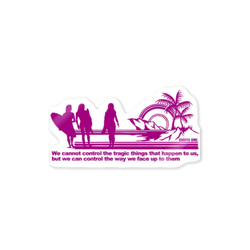 SURFER GIRL Sticker