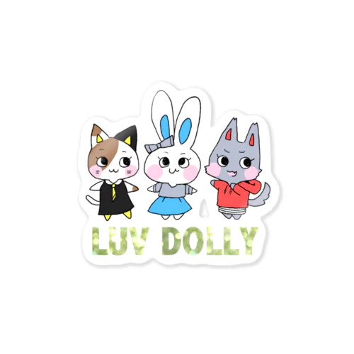 LUV DOLLY Sticker