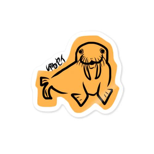 ゆるせーセイウチ Sticker