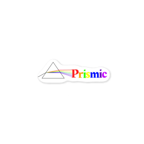 Prismic refraction sticker  Sticker