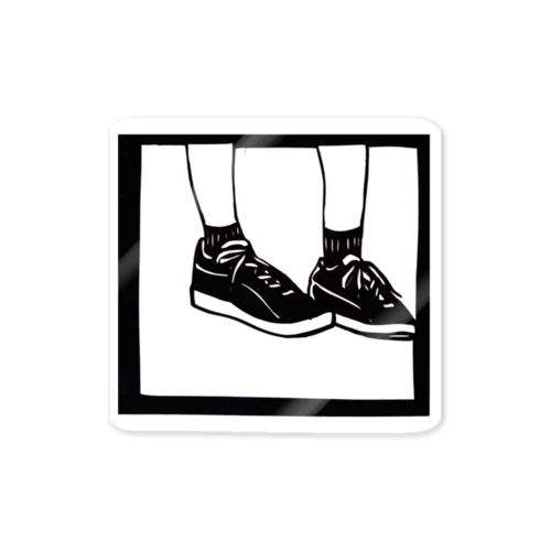 sneaker(girl) Sticker