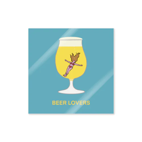 BEER LOVERS ステッカー ステッカー
