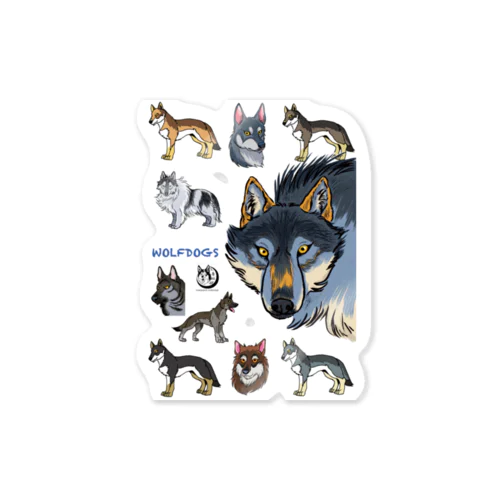 WOLFDOGS Sticker