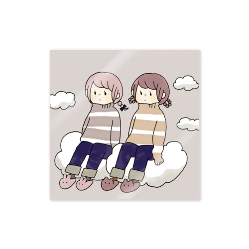 雲の上ふわふわ Sticker