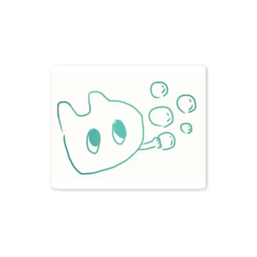 しゃぼんねこ Sticker