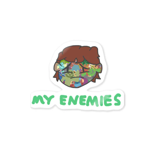 MY ENEMIES Sticker