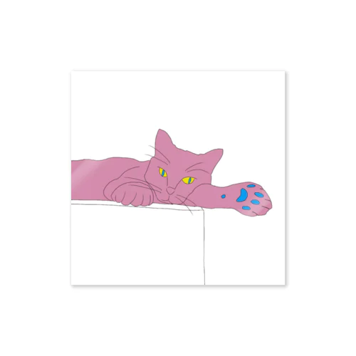 PINK CAT Sticker