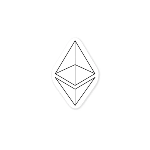 イーサリアム　ETH３ ステッカー