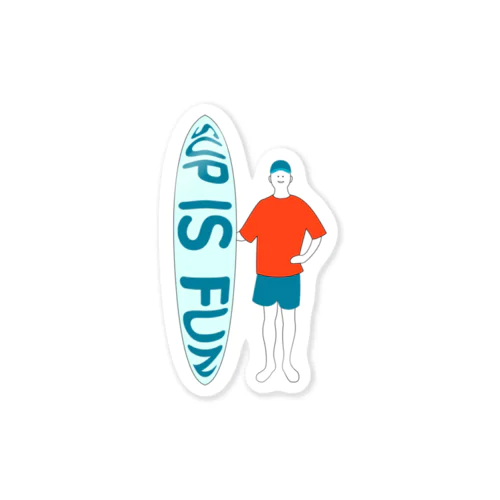 SUP IS FUN Sticker