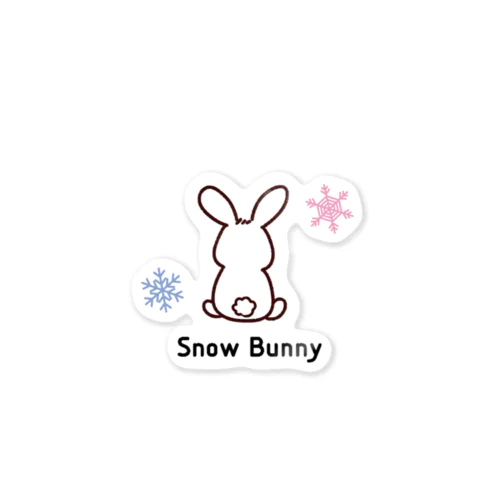 Snow Bunnyシリーズ Sticker