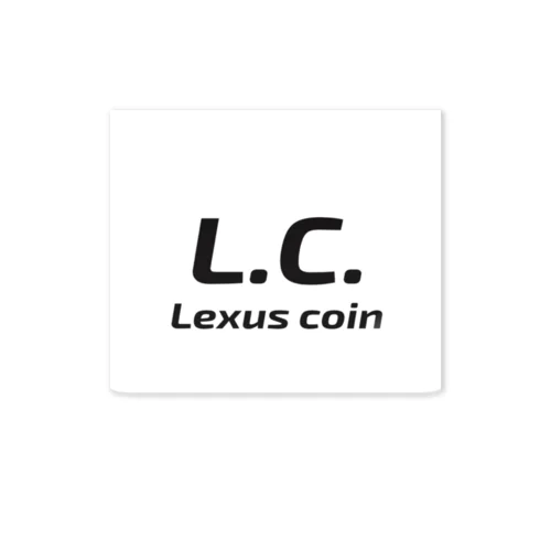 Lexus coin ステッカー