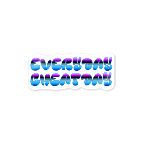 EVERYDAY CHEATDAY Sticker