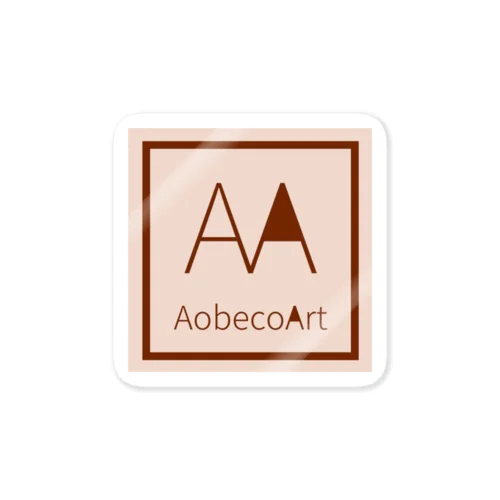 AobecoArtロゴ Sticker