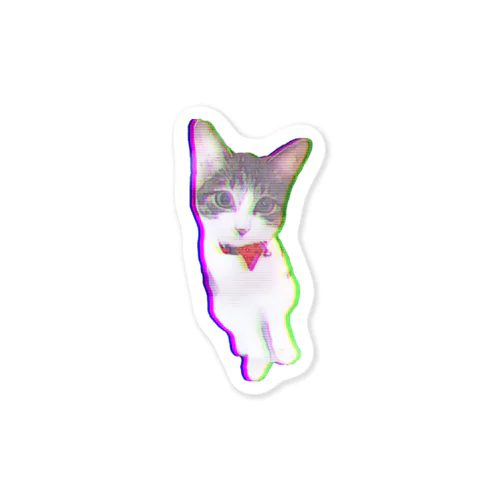 三毛猫のみゅう レトロ Sticker