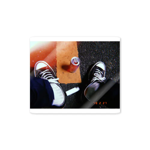 黒いCONVERSE ステッカー