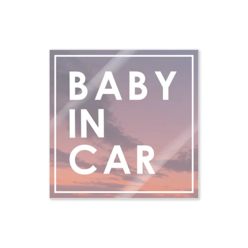 BABY IN CAR ステッカー