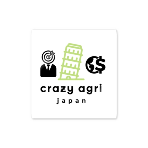 新クレイジーアグリジャパンロゴグッズ Sticker