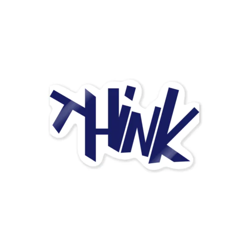 THINK STICKER03 Sticker