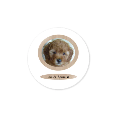 子犬amu Sticker