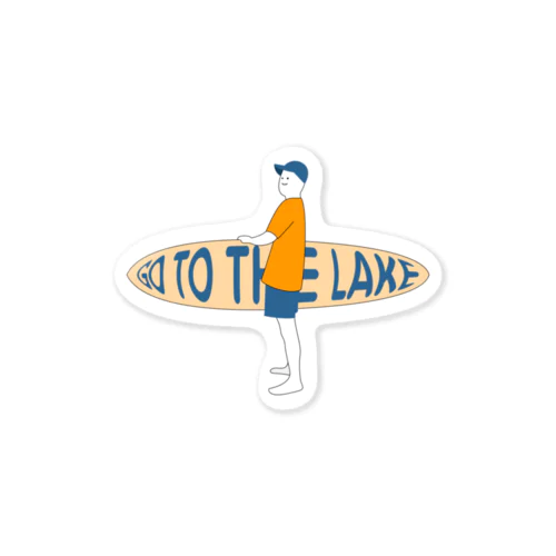 GO TO THE LAKE 2 Sticker