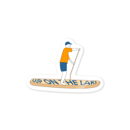 SUP ON THE LAKE 2 Sticker