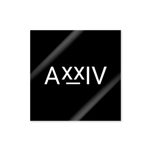 AXXIV  -BK- Sticker