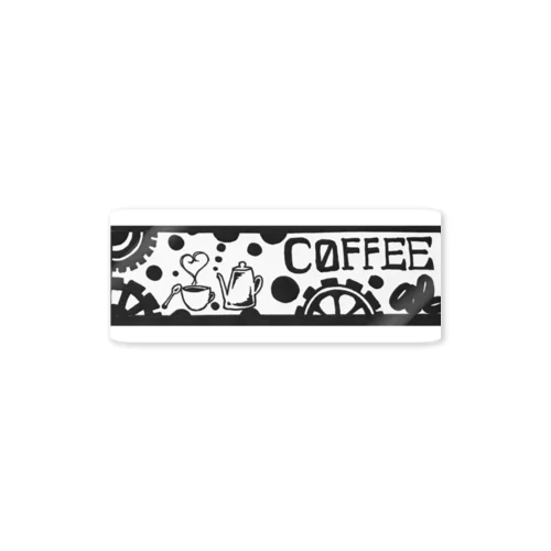 喫茶Coffeeシリーズ ステッカー