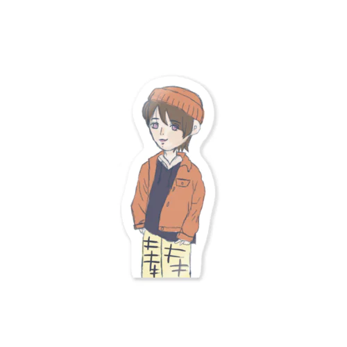 秋服BOY Sticker