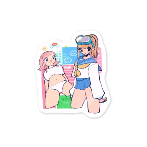 夏っぽい Sticker