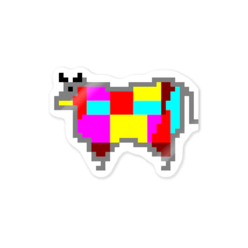 牛肉 部位 ドット絵 Sticker