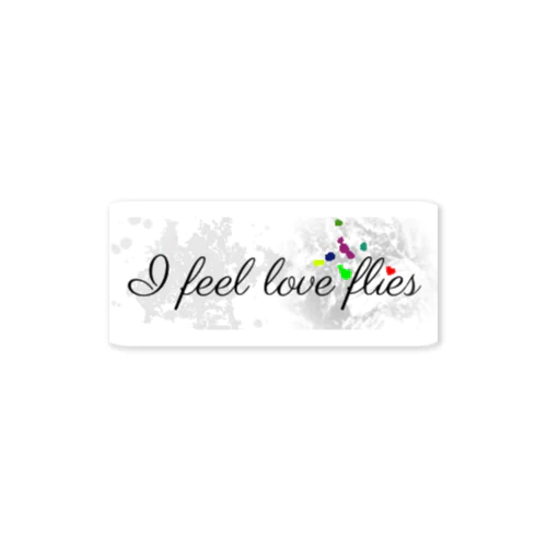 I feel love flies Sticker