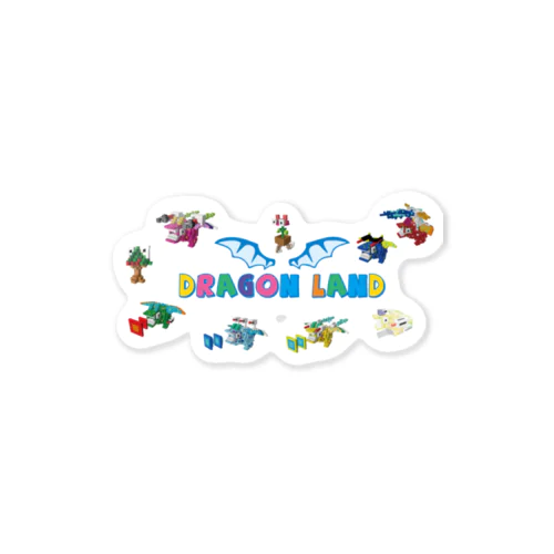 DRAGON LAND Sticker