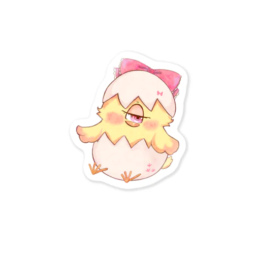 単眼ぴよこ Sticker