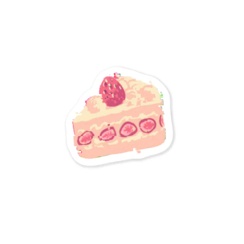 若干バグったケーキ Sticker