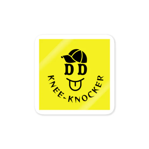 knee-knocker Sticker