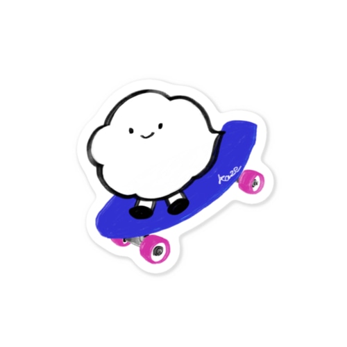 スケボー風 Sticker