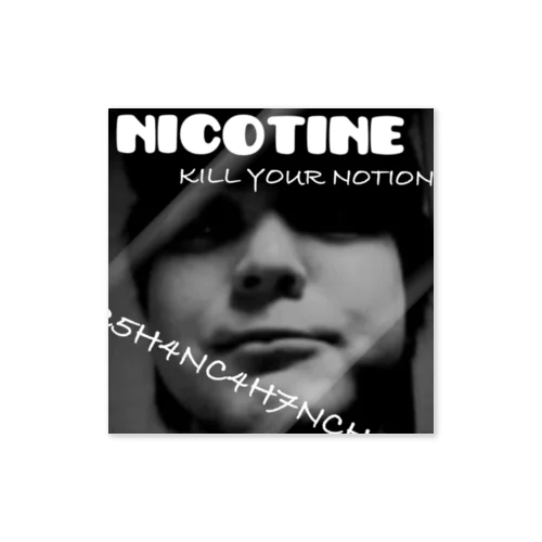 NICOTINE ステッカー