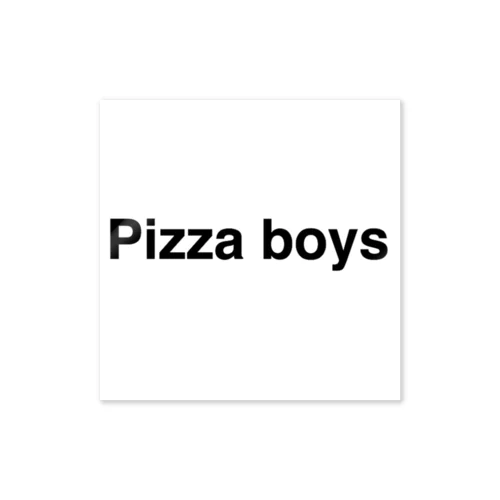 Pizza boys ステッカー