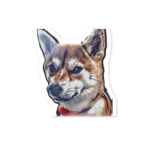 柴犬福1 Sticker