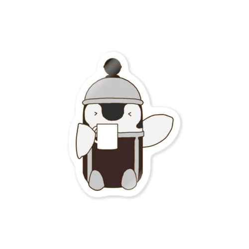 コーヒーペンギン Sticker