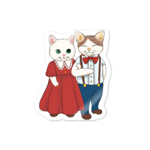 新婚ねこ Sticker