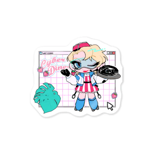 Cyber🍓Diner Sticker