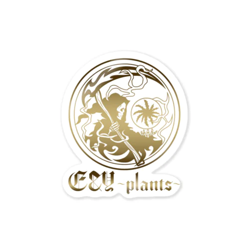 E&Y～plants～  オリジナル型取り 𝒩𝑜.8 Sticker