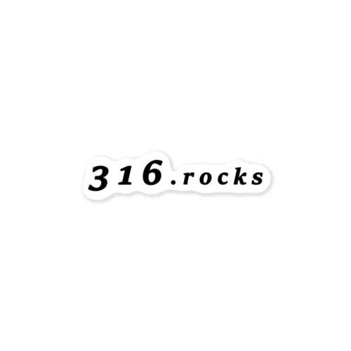 316.rocks Sticker